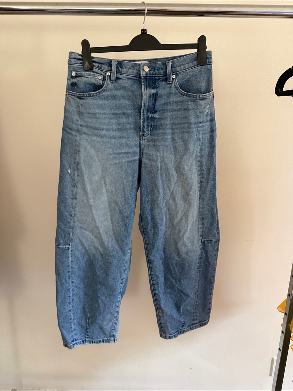 Pistola LA Mid Wash Wide-Leg Flare Jeans